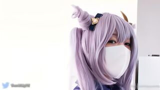 cosplay 刻晴宝贝 认你口交足交上位后入 柚子猫